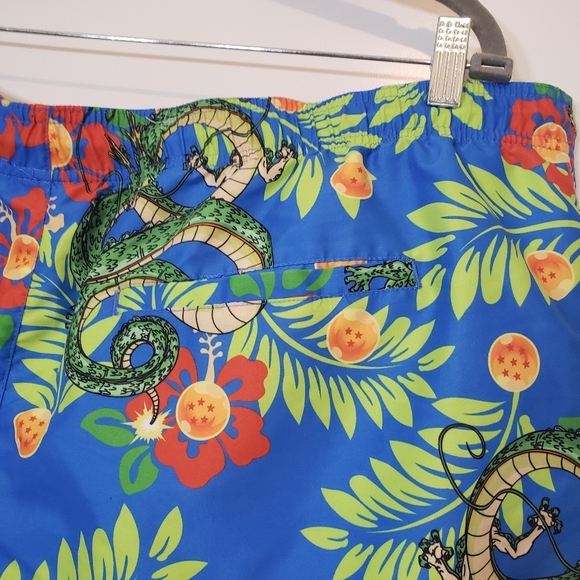 Dragon Ball SIze XXL Swim Trunks Front Pockets & Rear Elastic Waist Hi Rise - Picture 12 of 14